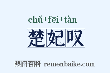楚妃叹是什么意思的图片